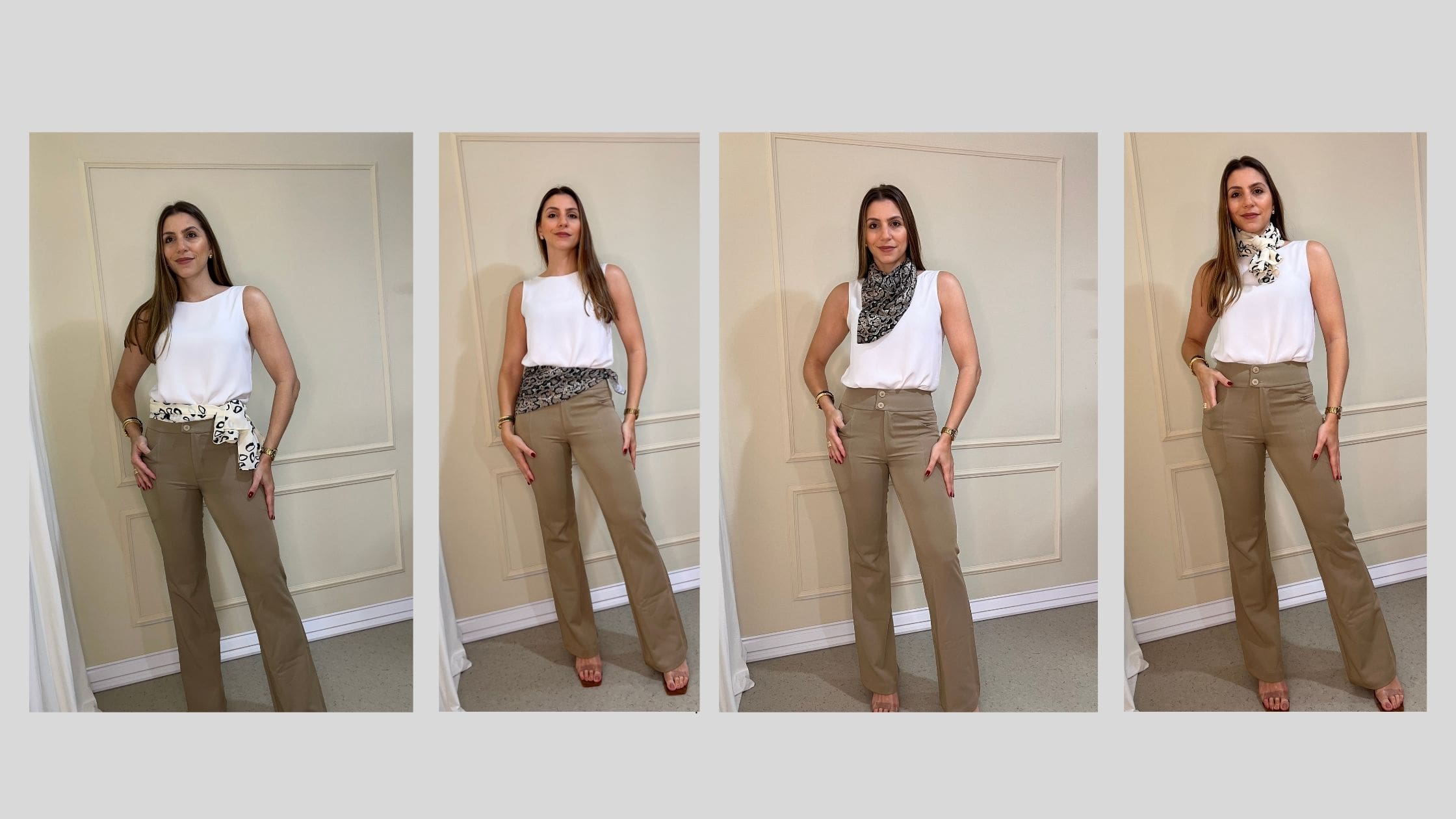 Uniforme Social Feminino com Lenço