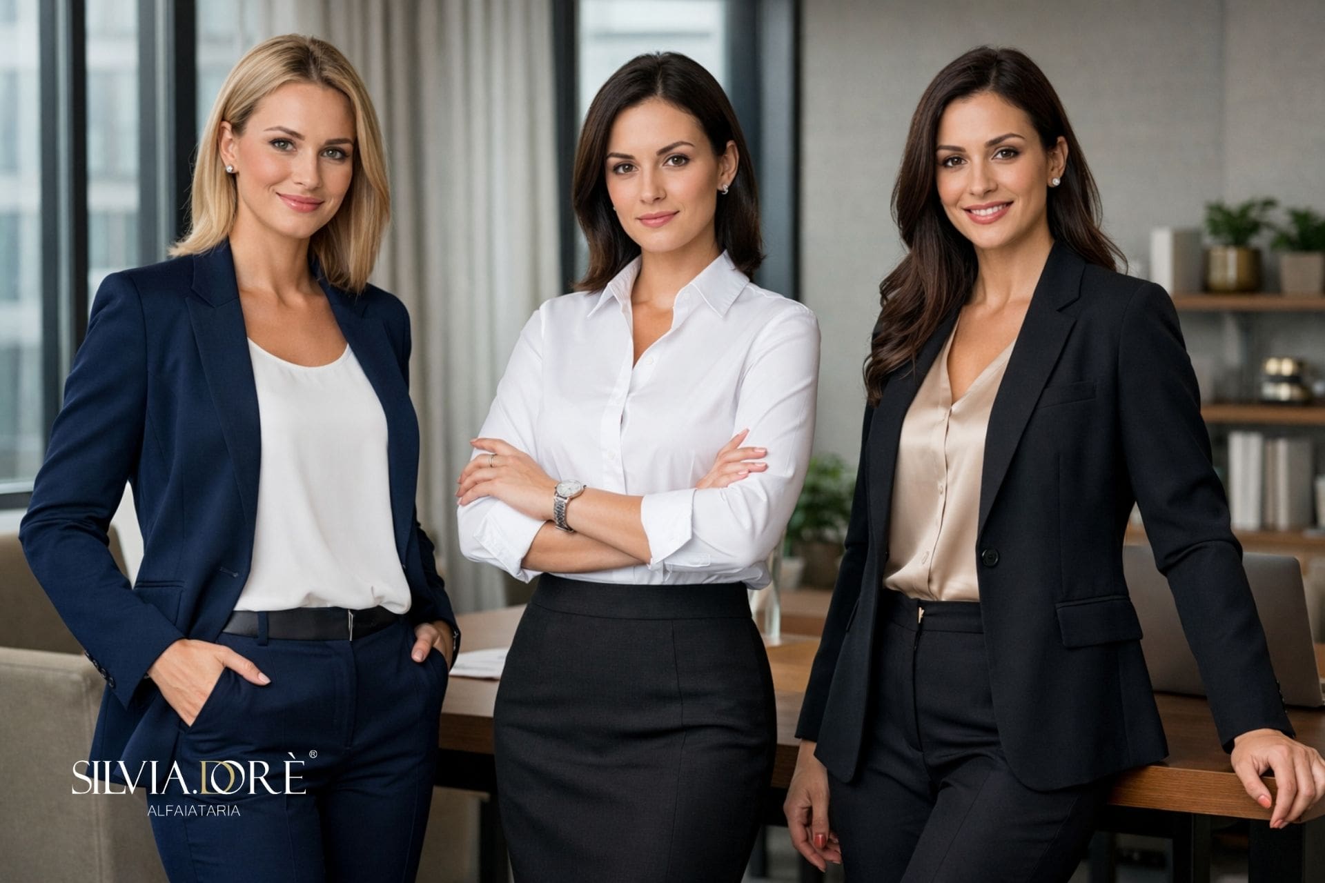 Uniforme feminino social moderno