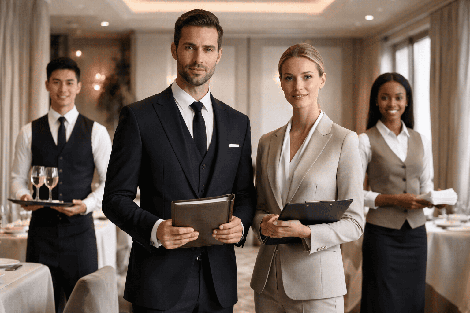 Uniforme para restaurante de hotel